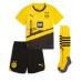 Borussia Dortmund Donyell Malen #21 Replik Heimtrikot Kinder 2023-24 Kurzarm (+ Kurze Hosen)